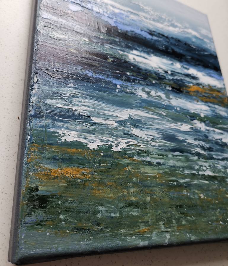 Original Abstract Expressionism Abstract Painting by Elena Mosurak