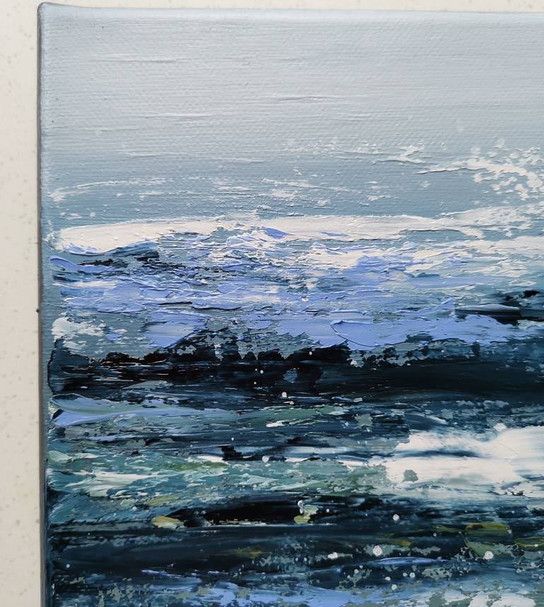 Original Abstract Expressionism Abstract Painting by Elena Mosurak