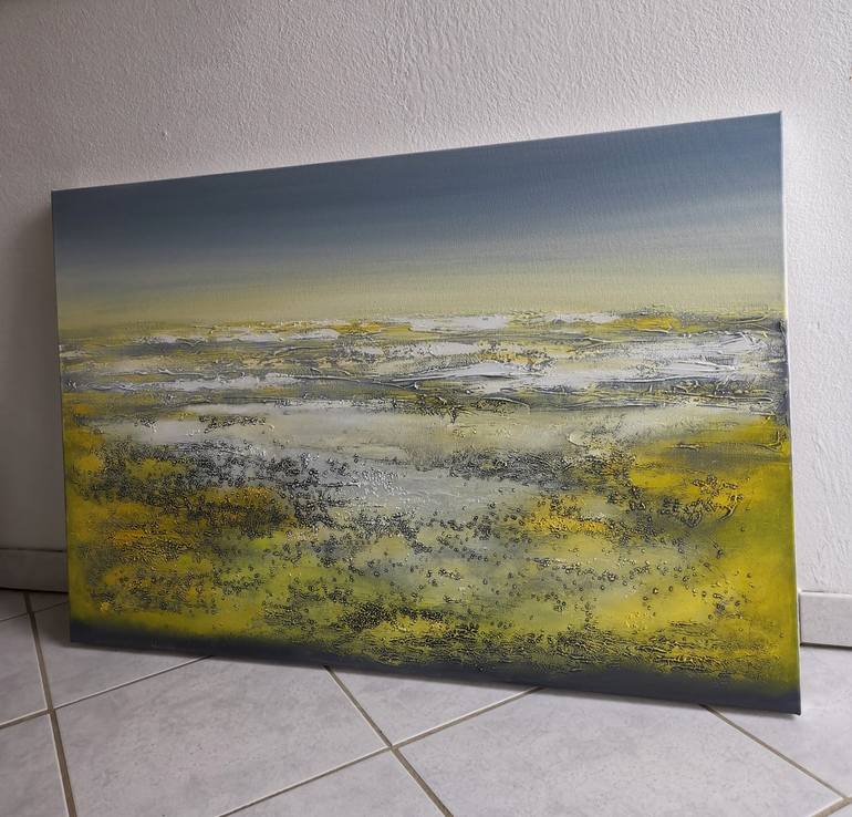 Original Abstract Landscape Painting by Elena Mosurak