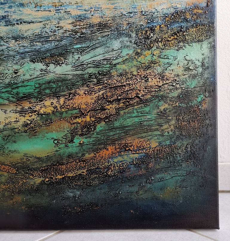 Original Impressionism Abstract Painting by Elena Mosurak