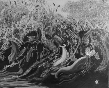 Print of Seascape Paintings by Caroline Jenkins
