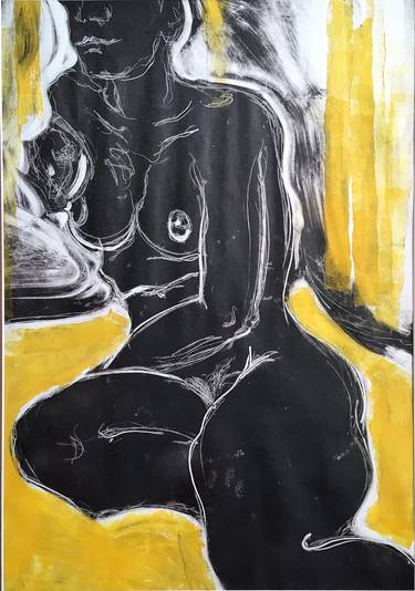 Print of Figurative Women Paintings by Gala Mayovska