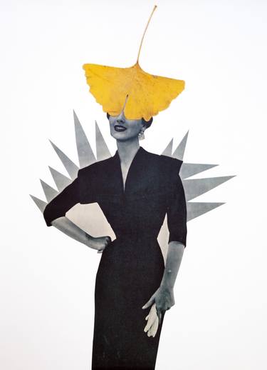 Original Fine Art Women Collage by Rocio Romero