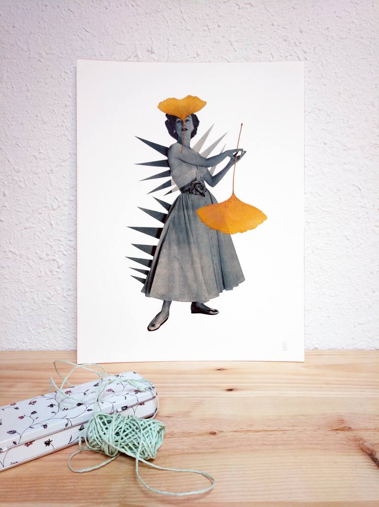 Original Conceptual Women Collage by Rocio Romero