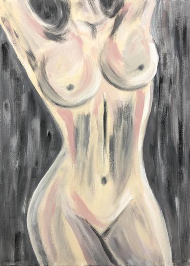 Print of Abstract Expressionism Nude Paintings by Tetiana Maistruk