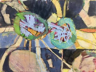 Original Modern Abstract Paintings by jill parry