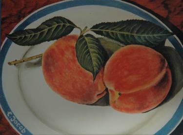 Original Food Painting by Elsa Jacob Moosbrugger
