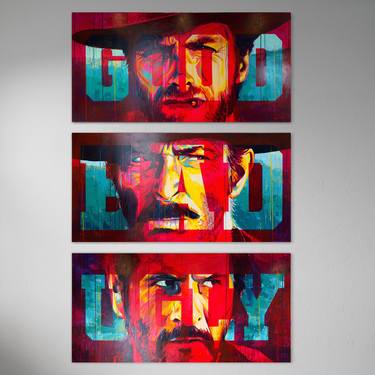 Original Abstract Pop Culture/Celebrity Paintings by Allan Buch
