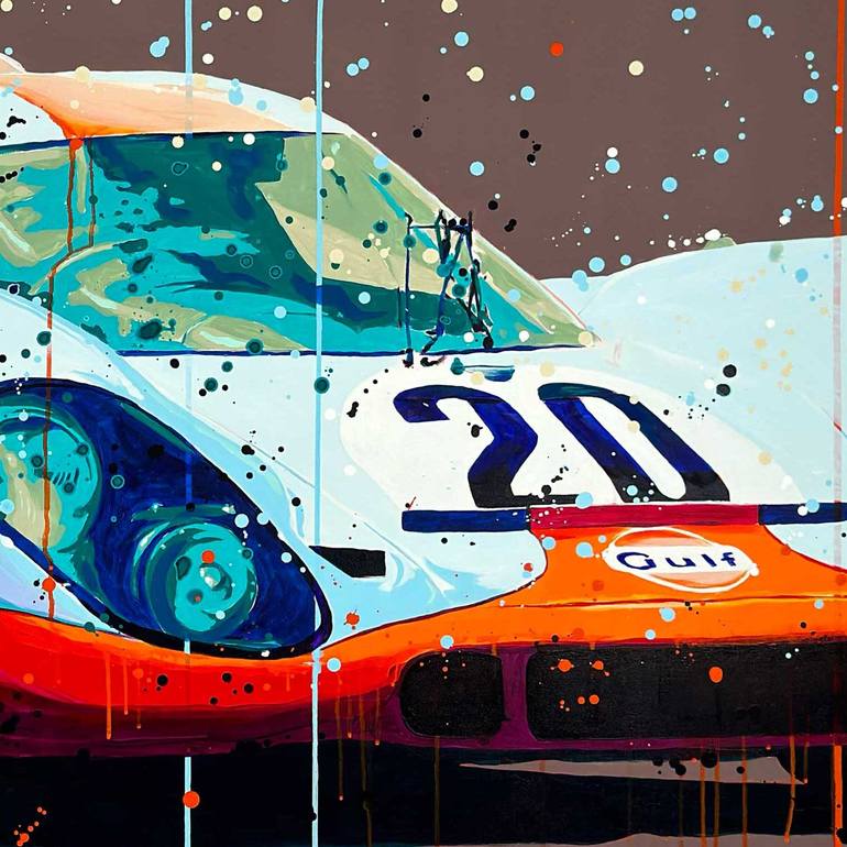 Original Figurative Sports Painting by Allan Buch