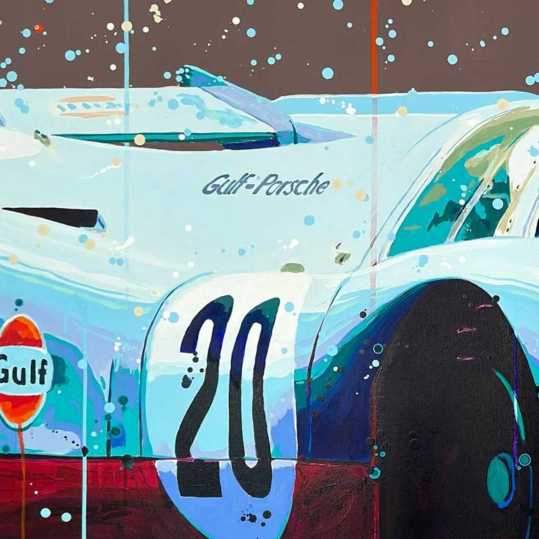 Original Figurative Sports Painting by Allan Buch