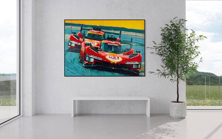 Original Realism Sports Painting by Allan Buch