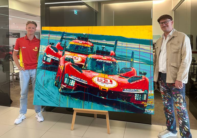 Original Realism Sports Painting by Allan Buch