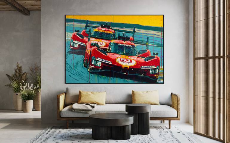 Original Realism Sports Painting by Allan Buch