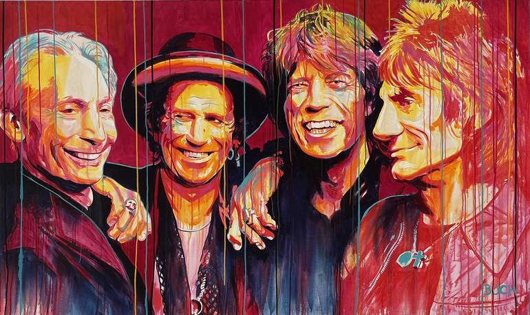 Pink Floyd Painting Painting by Allan Buch