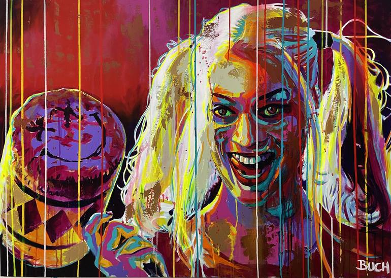 Harley Quinn Painting by Allan Buch | Saatchi Art