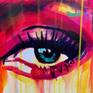 Sophia Loren painting
