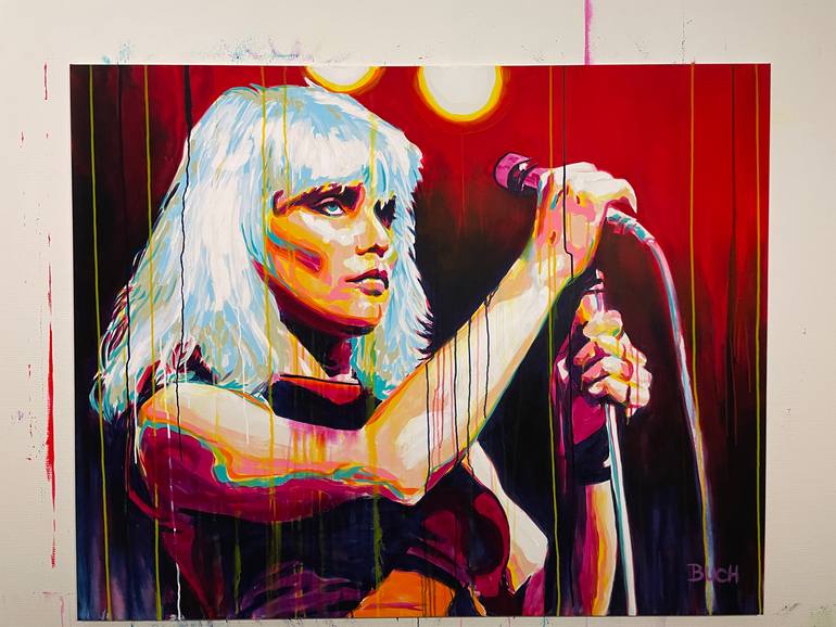 Original Figurative Music Painting by Allan Buch