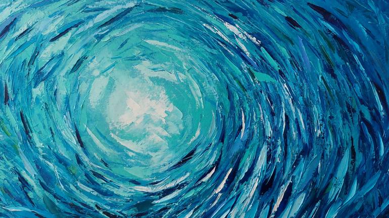 Original Abstract Expressionism Animal Painting by Olga Nikitina
