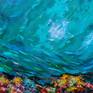 Palette knife art close details