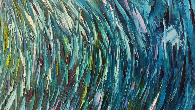 Original Abstract Animal Painting by Olga Nikitina