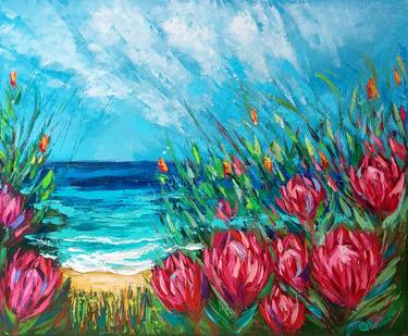 Original Conceptual Seascape Paintings by Olga Nikitina