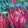 protea painting impasto