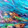 impasto painting underwater art