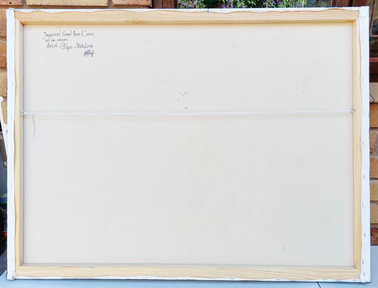 Original Abstract Expressionism Abstract Painting by Olga Nikitina