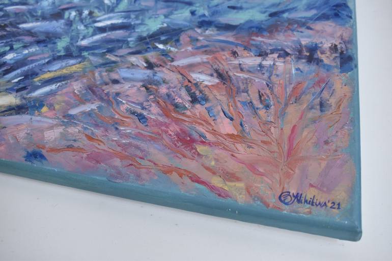 Original Impressionism Nature Painting by Olga Nikitina