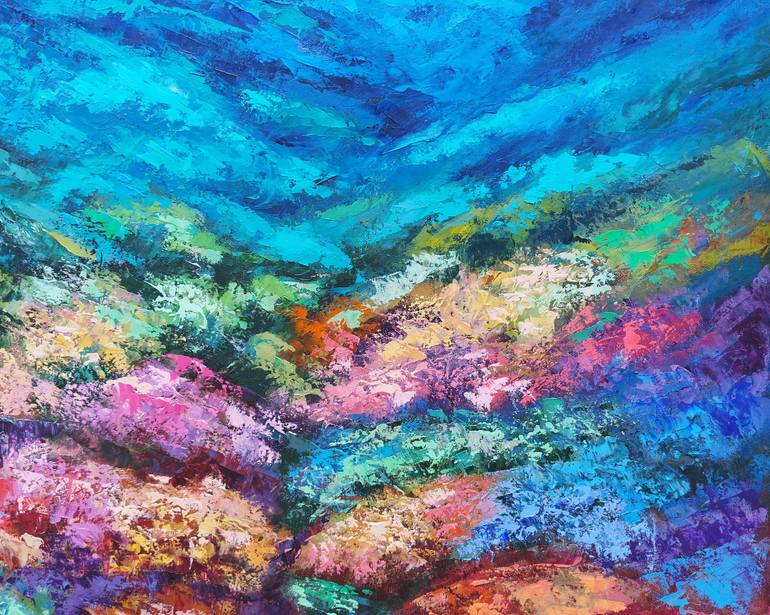 Original Impressionism Water Painting by Olga Nikitina