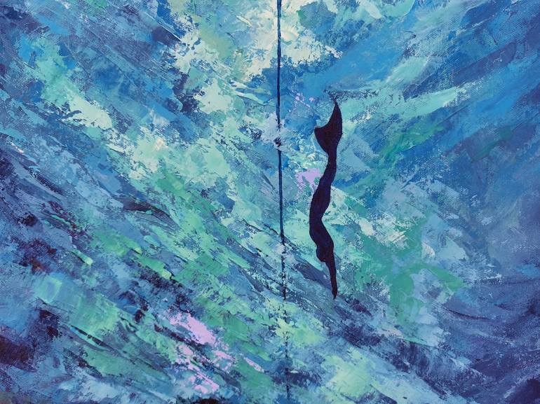 Original Impressionism Water Painting by Olga Nikitina
