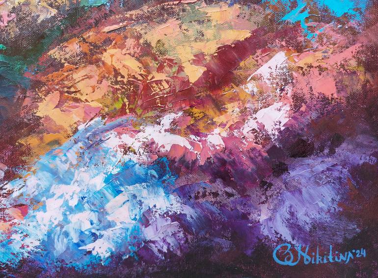 Original Impressionism Water Painting by Olga Nikitina