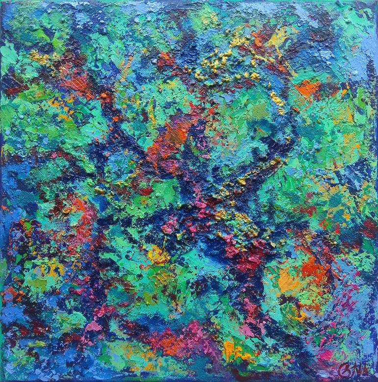 Print of Abstract Expressionism Abstract Paintings by Olga Nikitina