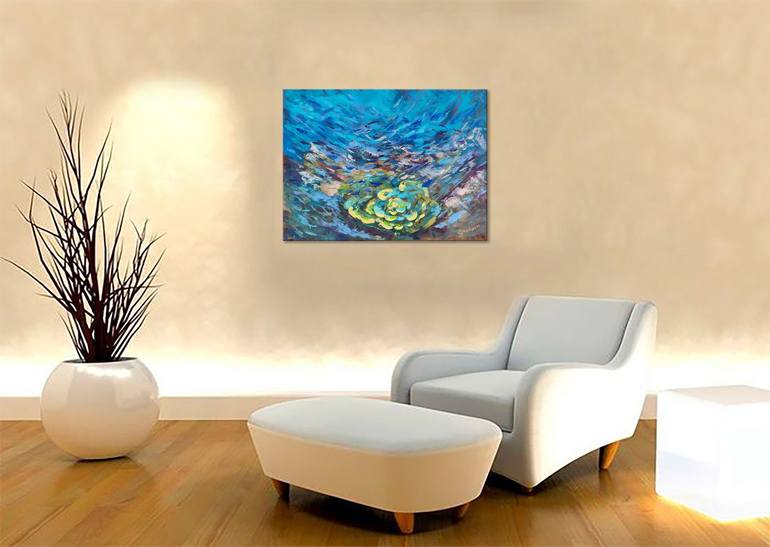 Original Impressionism Seascape Painting by Olga Nikitina