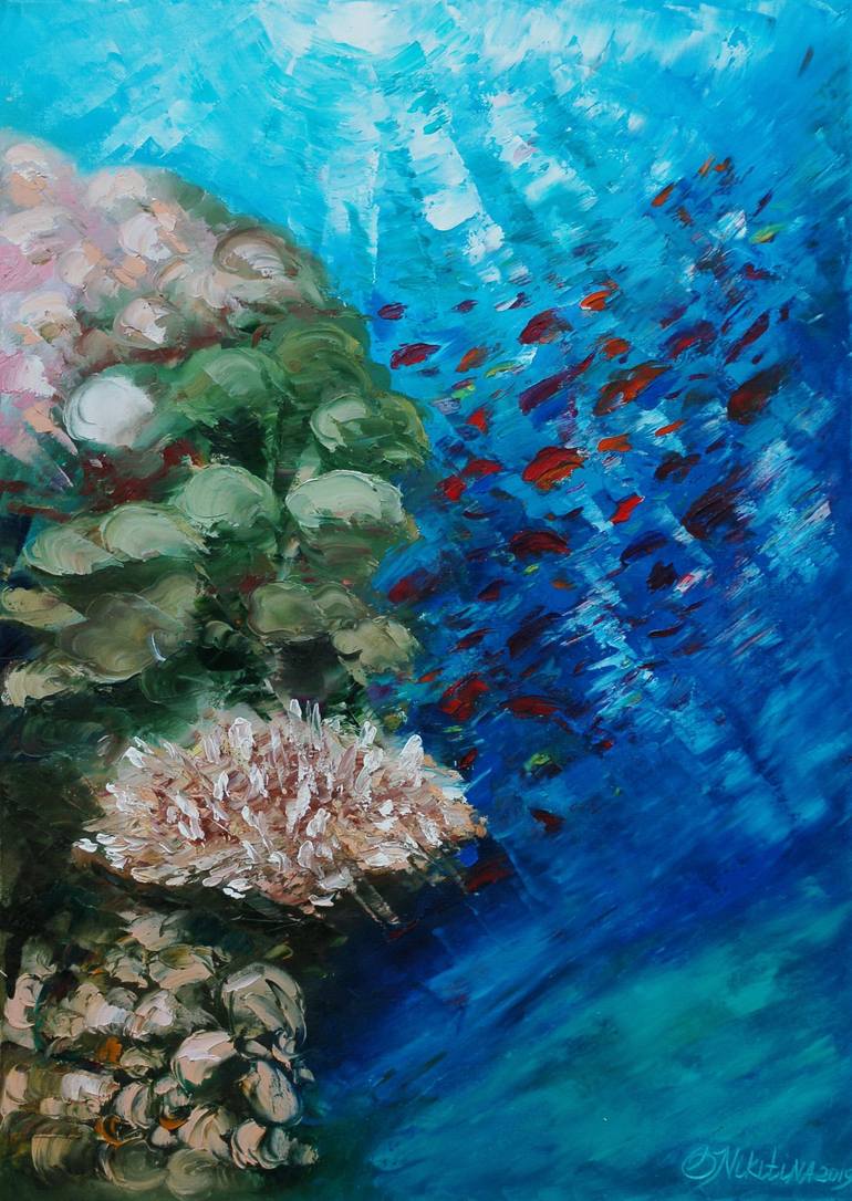 Print of Impressionism Floral Paintings by Olga Nikitina