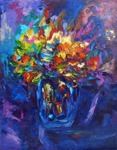 Print of Conceptual Floral Paintings by Olga Nikitina