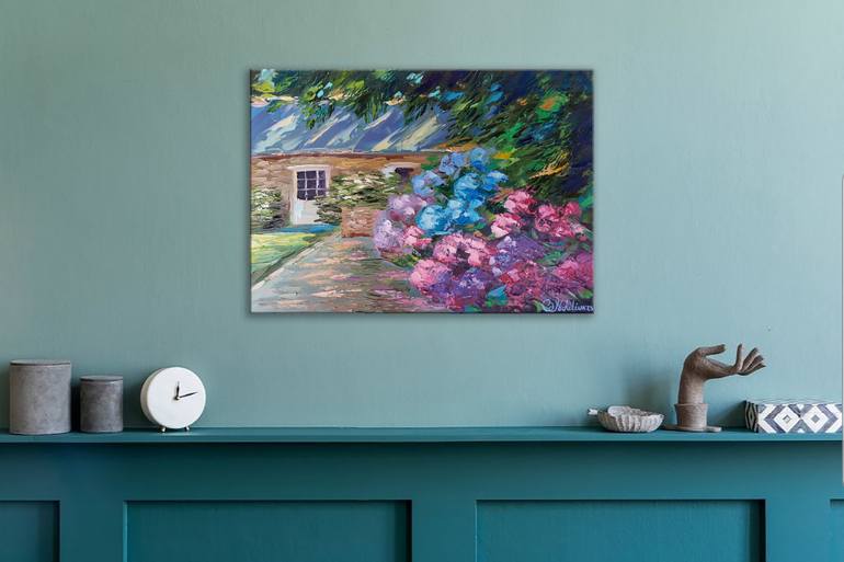 Original Impressionism Botanic Painting by Olga Nikitina