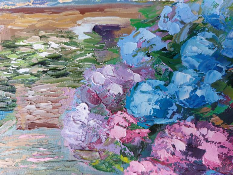 Original Impressionism Botanic Painting by Olga Nikitina