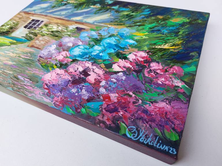 Original Impressionism Botanic Painting by Olga Nikitina