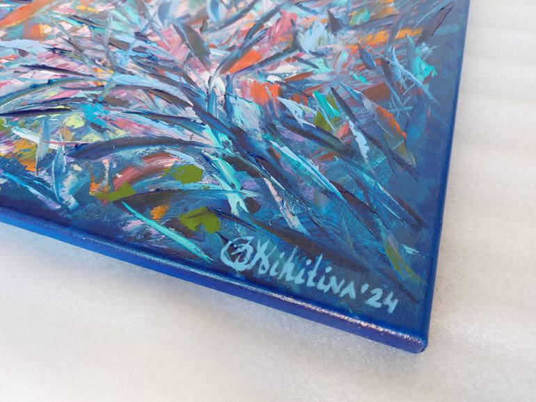 Original Abstract Expressionism Seascape Painting by Olga Nikitina