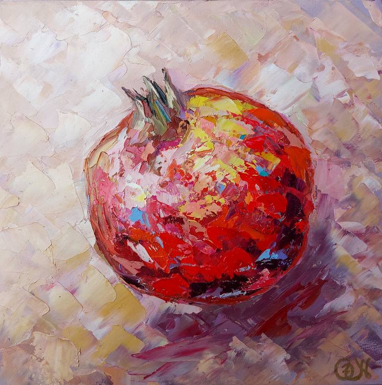 Print of Abstract Expressionism Food & Drink Paintings by Olga Nikitina