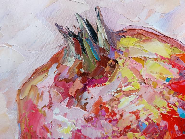 Original Abstract Expressionism Food & Drink Painting by Olga Nikitina