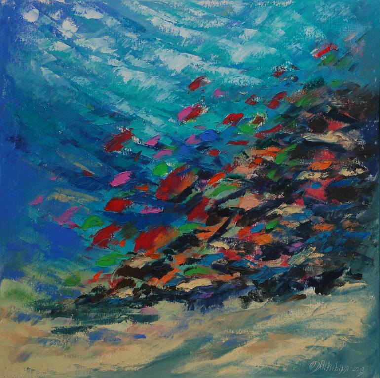 underwater paintings