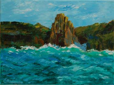 Original Impressionism Seascape Paintings by Olga Nikitina