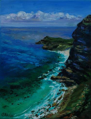 Print of Realism Seascape Paintings by Olga Nikitina