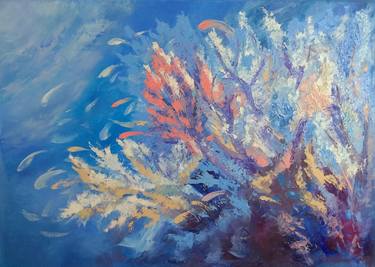 Print of Impressionism Fish Paintings by Olga Nikitina