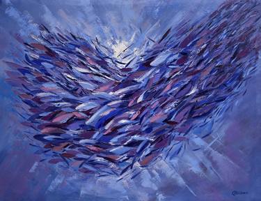 Print of Fish Paintings by Olga Nikitina