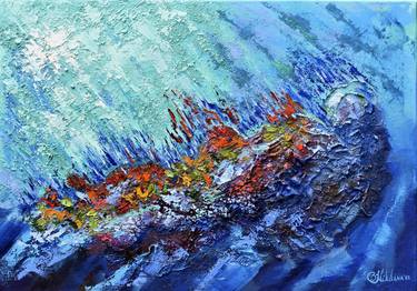 Print of Expressionism Seascape Paintings by Olga Nikitina