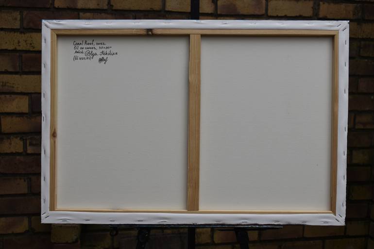 Original Abstract Expressionism Animal Painting by Olga Nikitina