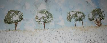 Original Abstract Rural life Paintings by Jelena Chipman